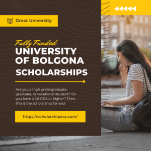 University of Bolgona Scholarships for International Students Italy 2025